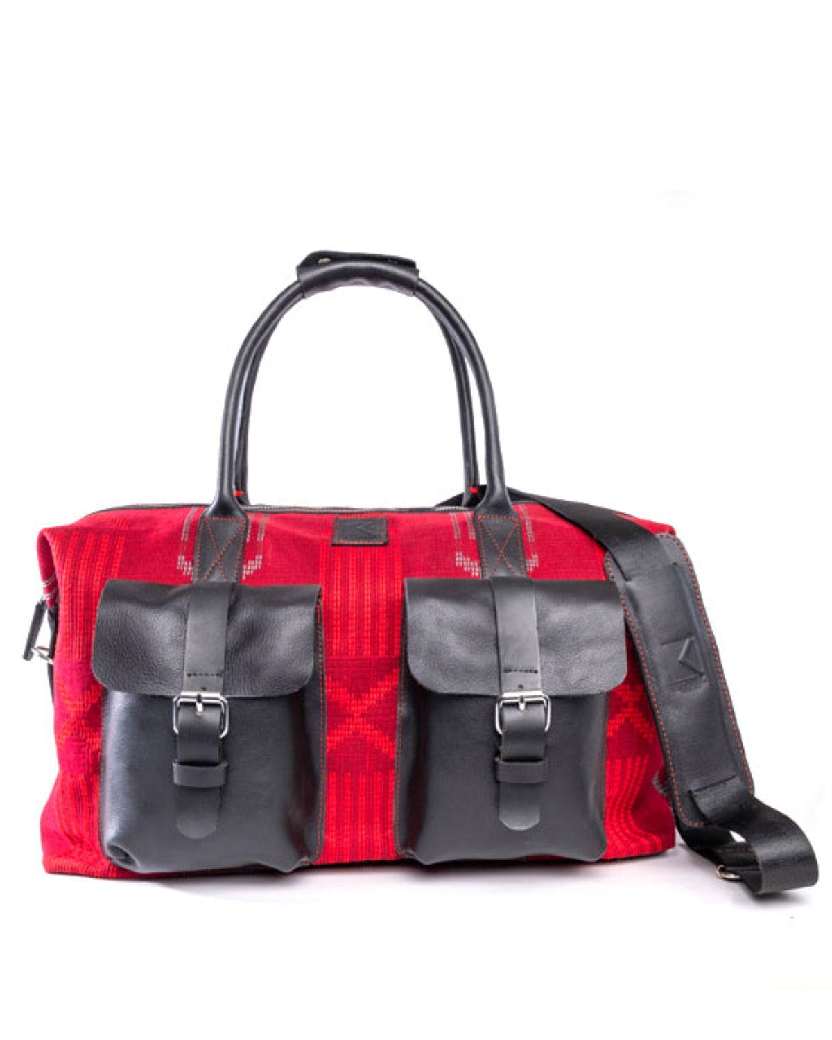 AGBAMAN RED ASO OKE DUFFLE BAG