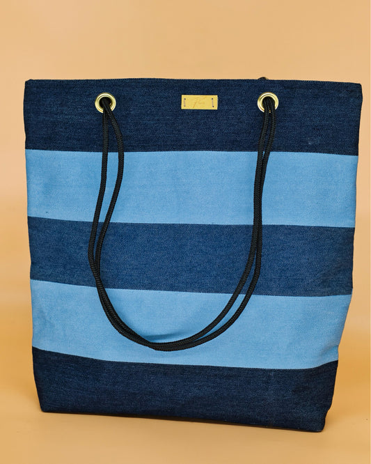 Denim Tote Bag (Lined)