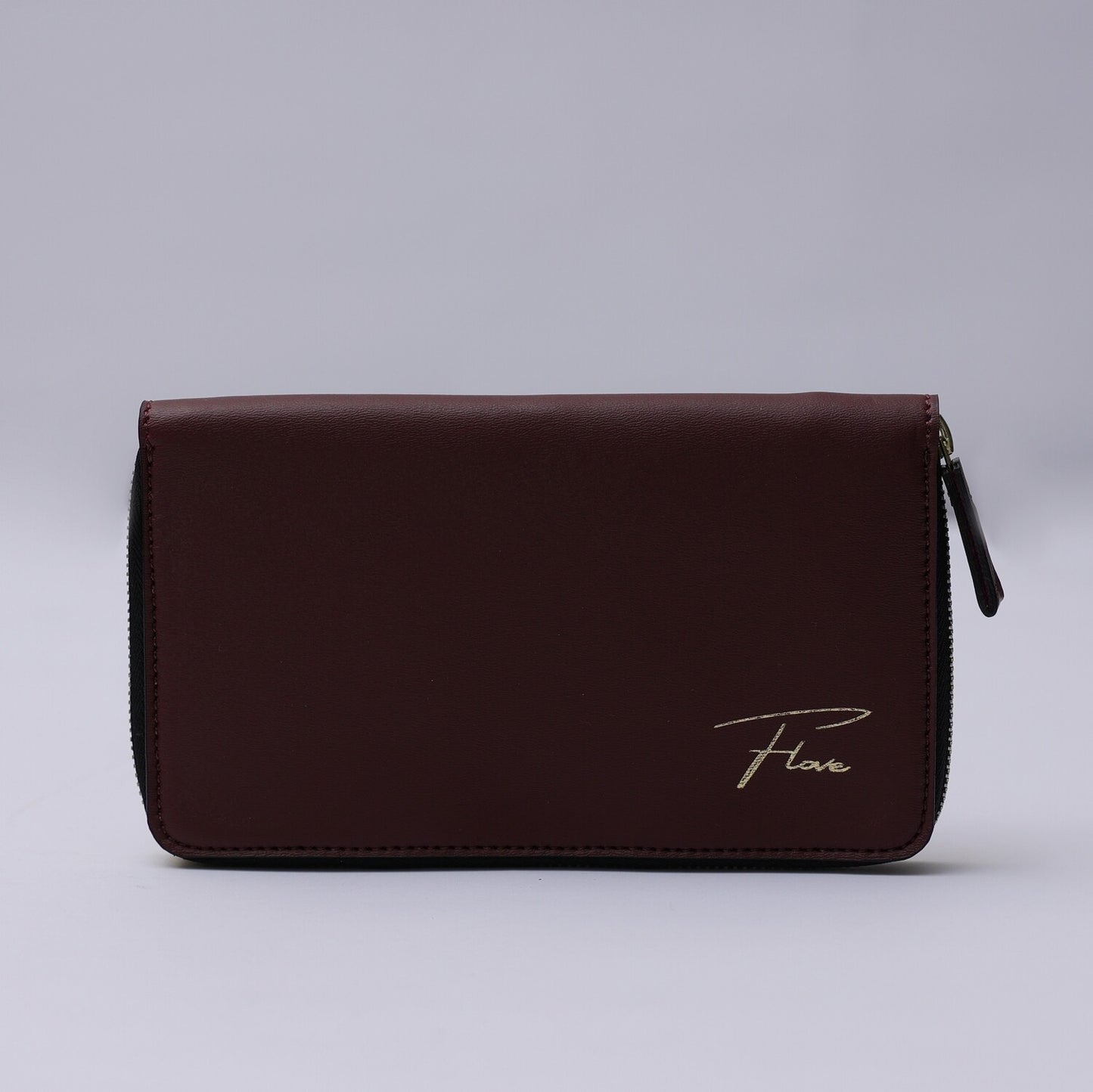 Maxi Bi-fold Wallet (Maroon)