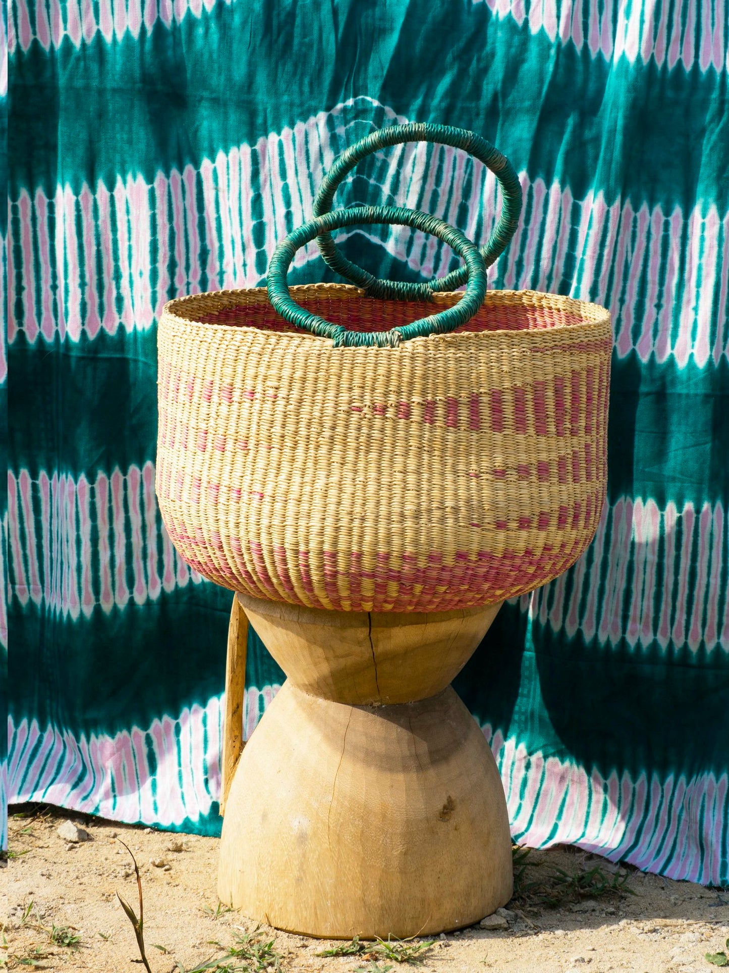 Zig Zag Bowl Basket