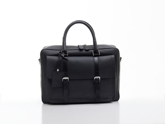 Detail Africa Black Signature Briefcase