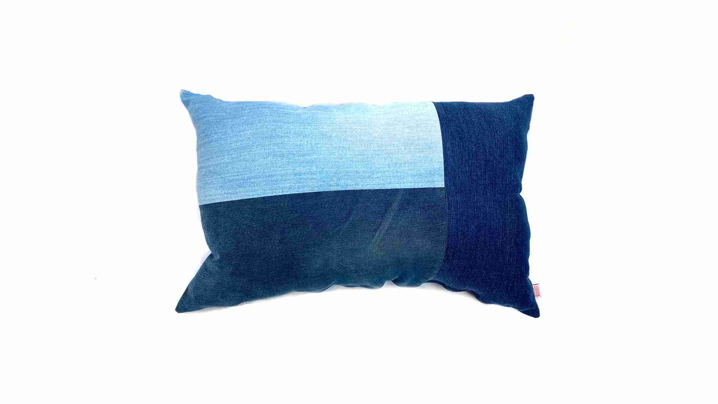 Denim Pillow Rectangular