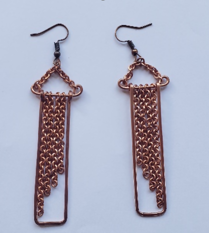 Chain earrings