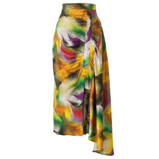 Paint splatter Midi Skirt