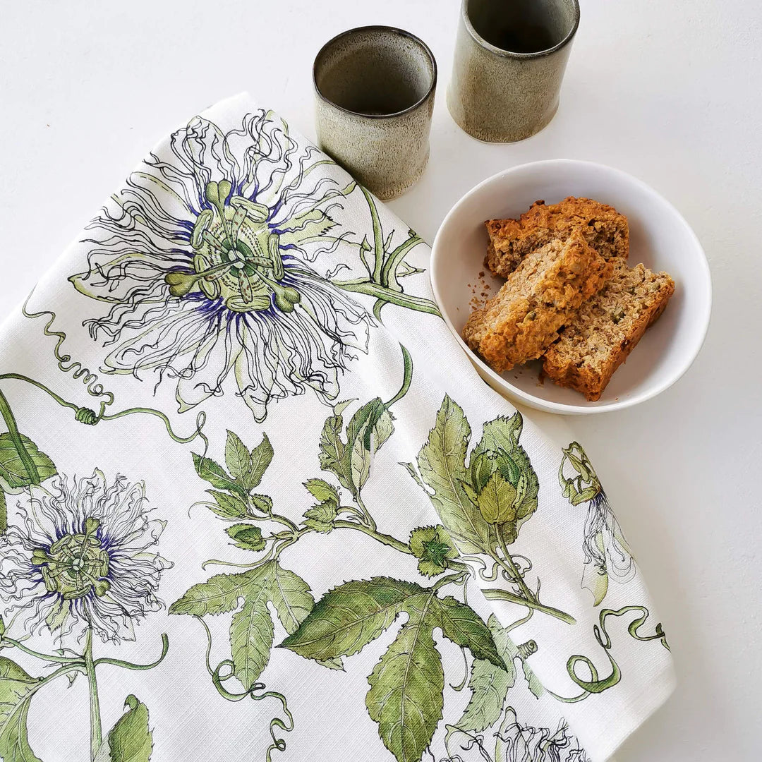 Passionfruit Cotton Tea towel